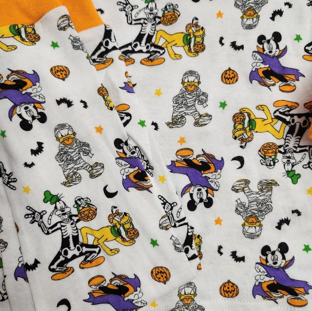 5T Toddler Boys Girls Mickey Mouse Minnie Mouse Halloween Pajamas Snug-Fit PJs